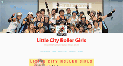 Desktop Screenshot of littlecityrollergirls.com